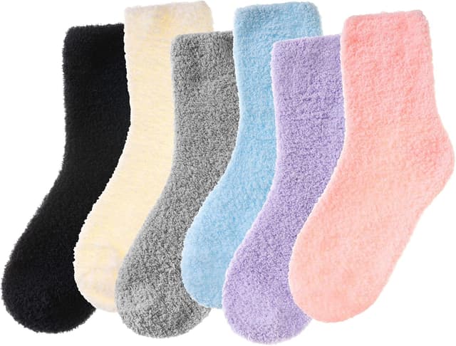 Thumbnail 6 de Velice Womens Fuzzy Socks 5 Pairs