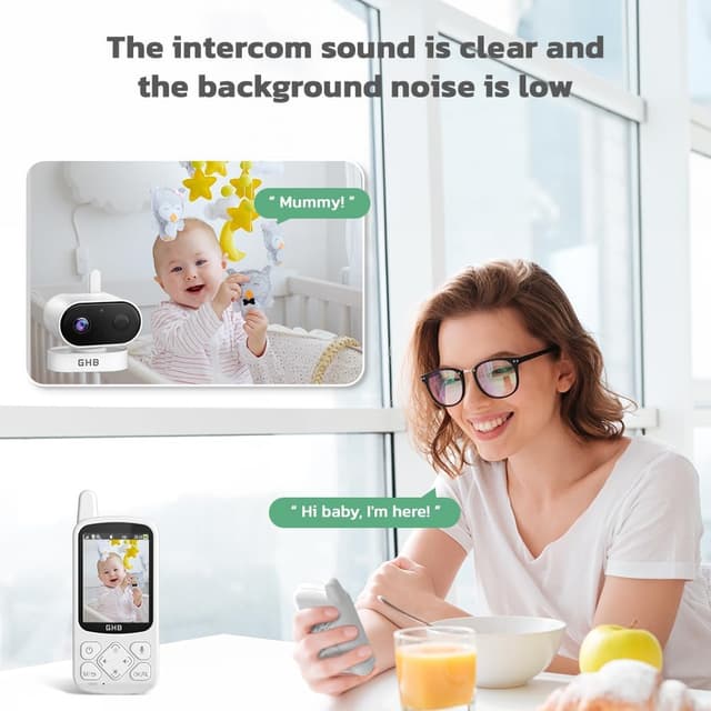 Thumbnail 5 de GHB Baby Monitor 2.8" 720P HD with Night Vision