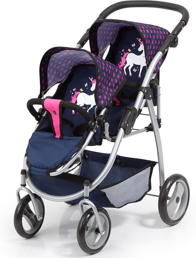 Detalle de Bayer Design 26554Aa Carrito doble plegable, altura regulable