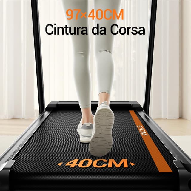 Thumbnail 6 de CURSOR Tapis Roulant Salvaspazio con inclinazione 15%, motore 3.0 HP e display LED (fino a 12 km/h)