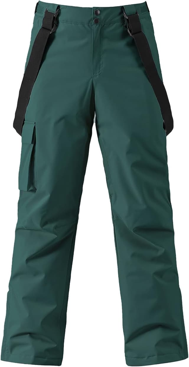 Detalle de YEEFINE Men's Ski Snow Pants Insulated Waterproof