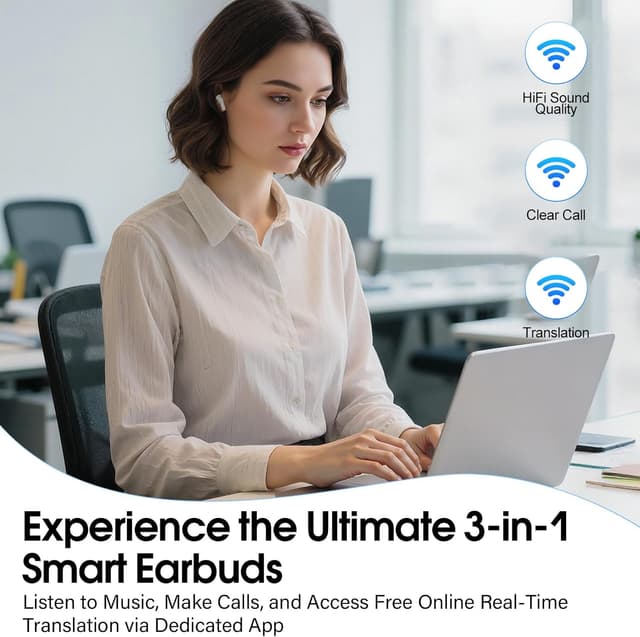 Thumbnail 2 de Conyat KI Übersetzer-Kopfhörer 48 Std