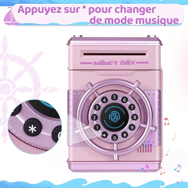 Detalle 2 de Yellcetoy Tirelire électronique 4 chiffres