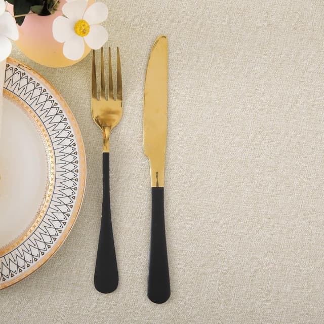 Thumbnail 4 de Homaxy Leinenoptik Tischdecke 100x140 cm Abwaschbar