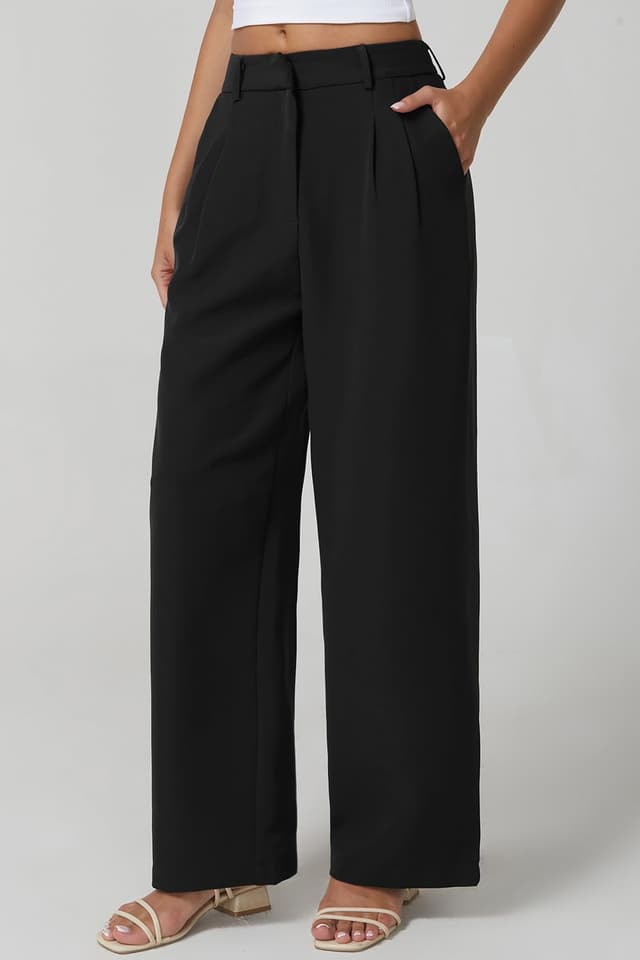Detalle 2 de QINSEN Wide Leg Dress Pants