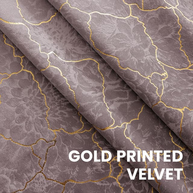 Detalle de Ystyle rideau occultant velours 2×140