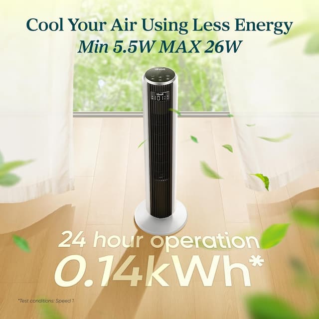 Detalle 2 de LEVOIT 20dB Silent Tower Fan 26W