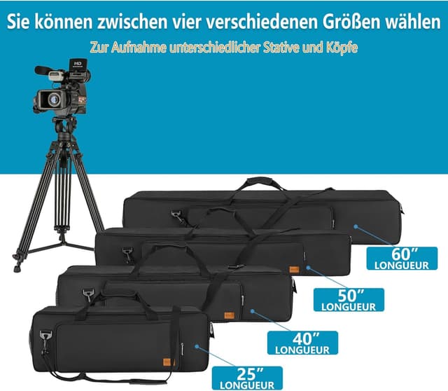 Detalle 2 de OUUTMEE Stativtasche 80 cm für Foto-Zubehör