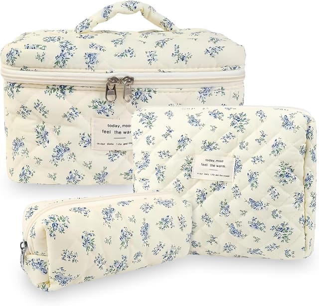 Thumbnail 6 de Aucuu Kosmetiktasche Set 3-teilig mit Blumen