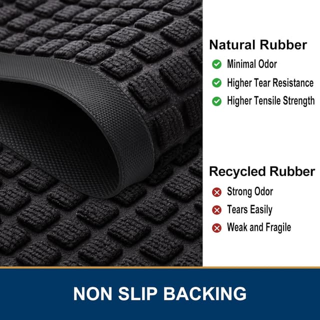 Thumbnail 3 de Smiry Front Door Mat — 29.5x17 in, Black 🏷