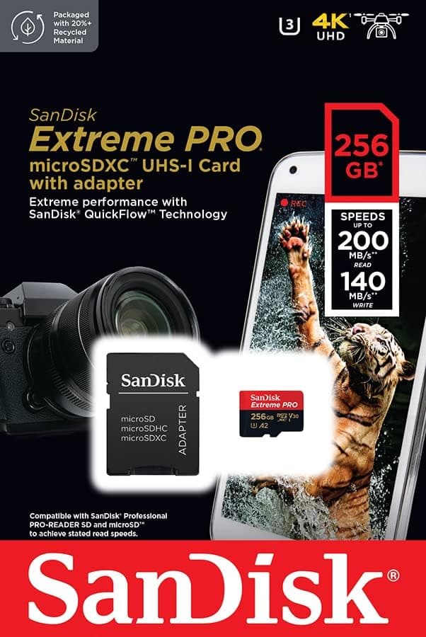 Thumbnail 5 de SanDisk Extreme PRO Micro SDXC 256GB 🏞️ Rápida y Resistente
