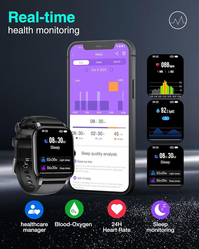 Thumbnail 2 de LLKBOHA Smart Watch 1.85"