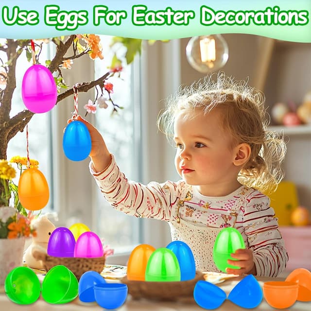 Thumbnail 4 de TURNMEON 500 Count Plastic Easter Eggs Bulk 6 Colors