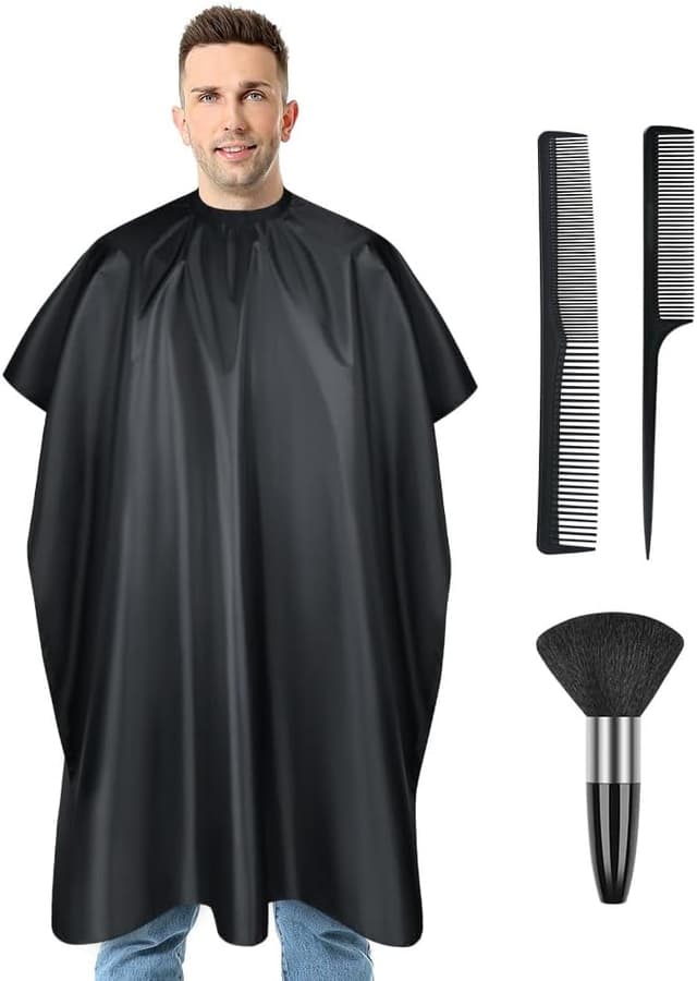 Detalle 2 de LOPHE Mantella Parrucchiere impermeabile regolabile per taglio e trucco