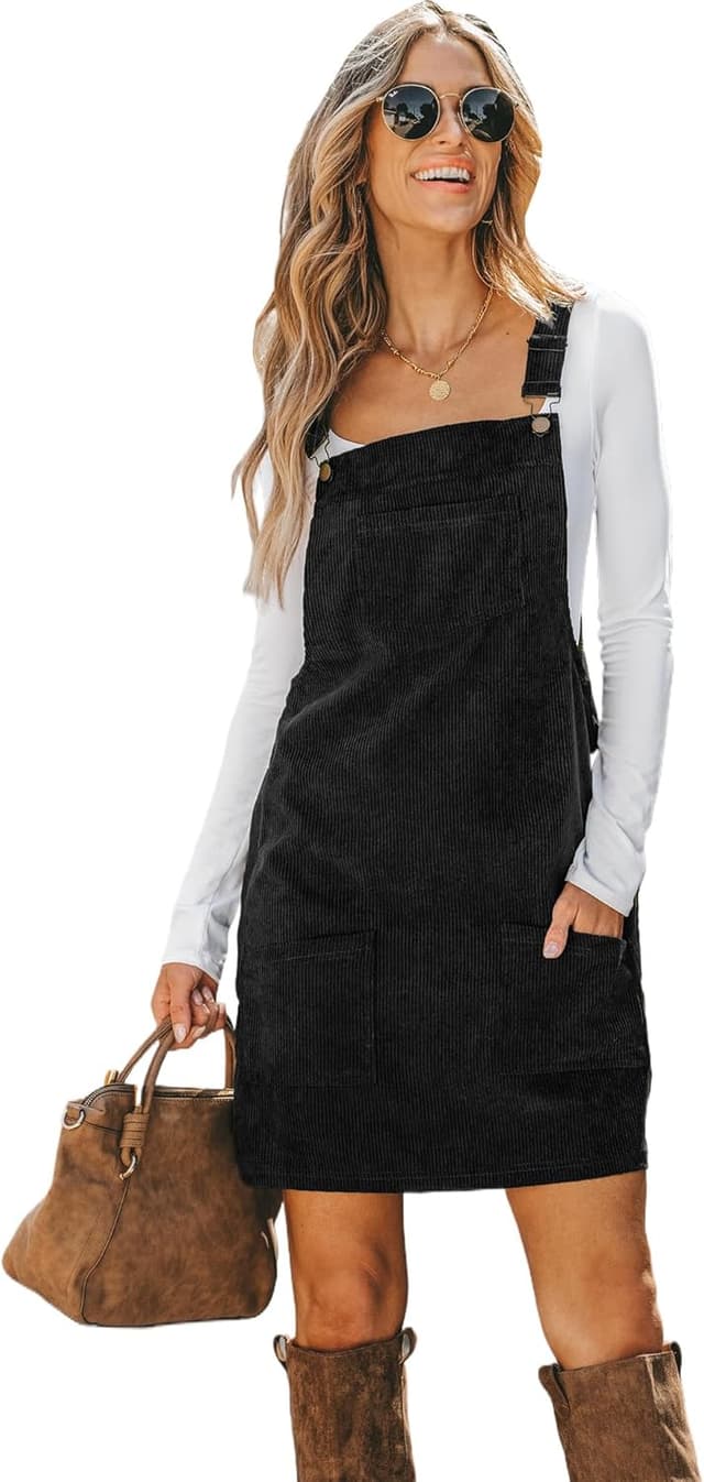 Imagen de CUPSHE Robe salopette velours côtelé 👗 en OfertitasTOP