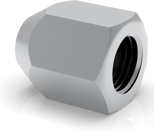 Detalle de Lot de 4 raccords femelle AUPROTEC 3/8" x 24 UNF pour tuyau de frein 4,75 mm (évasure double type E, type H, DIN/ISO 1651)