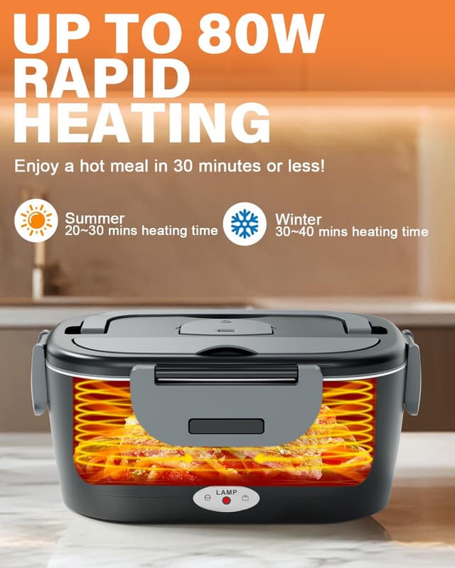 Thumbnail 4 de Geveniss Heated Lunch Box 80W ⚡