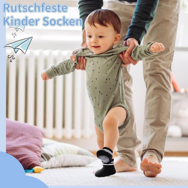 Detalle 2 de GRPSKCOS Rutschsocken Kinder 12 Paar