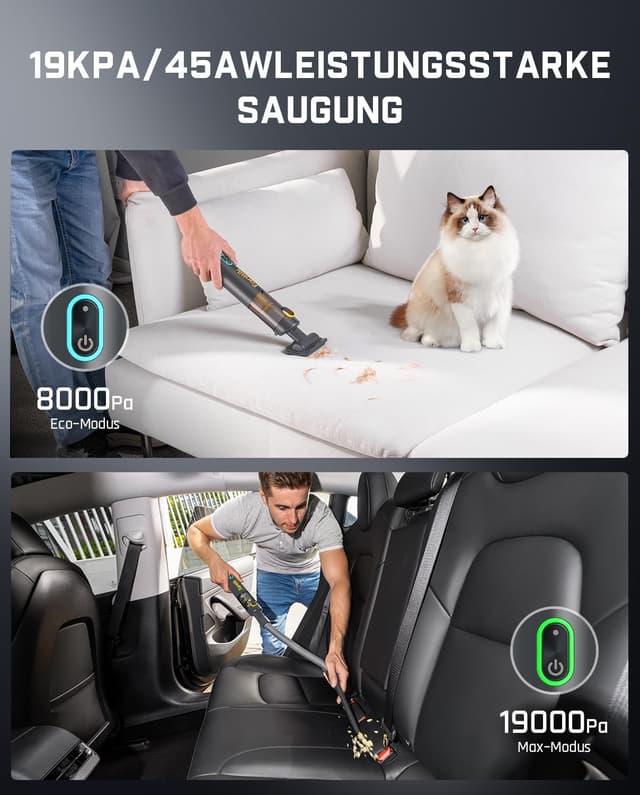 Thumbnail 5 de Fanttik Slim V8 Apex Akku-Autostaubsauger 19000Pa