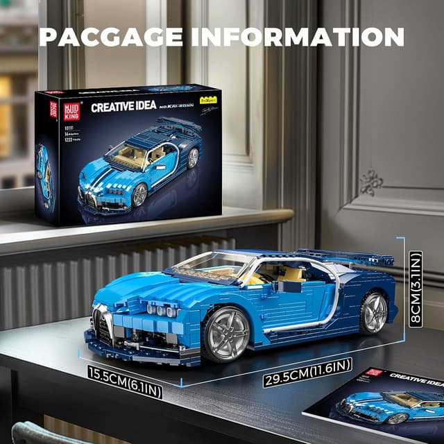 Thumbnail 6 de Mould King 10111, kit supercar 1222 pièces