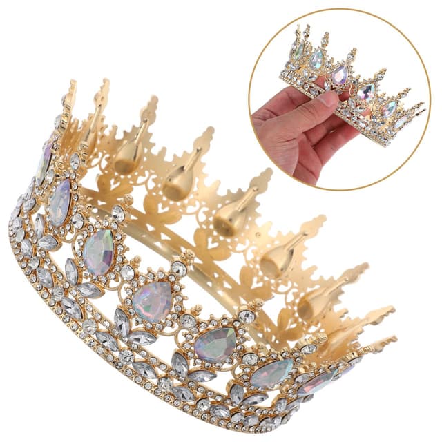 Thumbnail 5 de DEARMAMY Strass Diadem Krone für Damen 👑