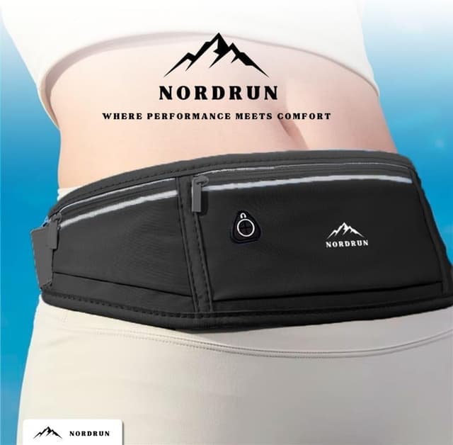 Thumbnail 6 de Nordrun Ceinture running étanche avec sac banane pour smartphone et affaires de course