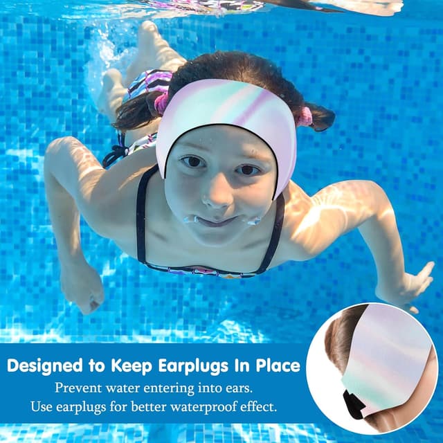 Detalle de HeySplash bandeau de natation en néoprène imperméable pour enfants (1 à 3 ans)