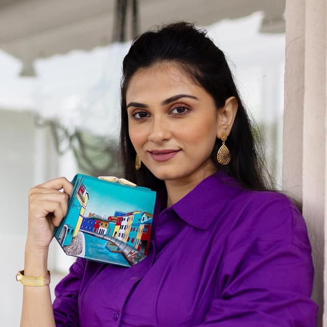 Detalle 2 de Anuschka Lederbörse 14,6 cm