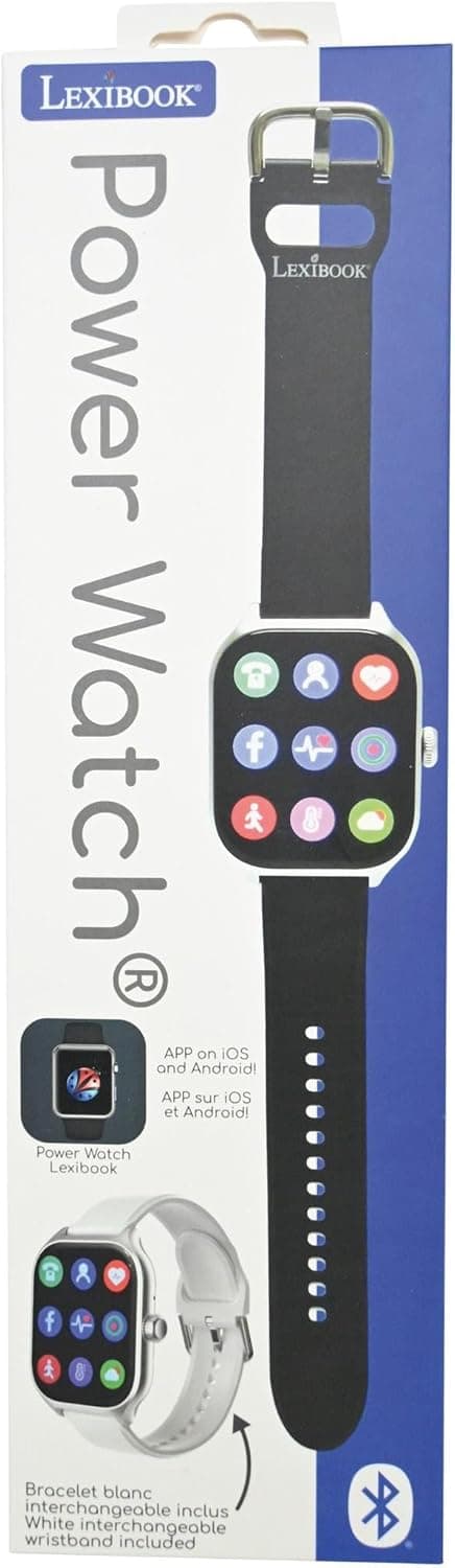 Detalle 2 de Lexibook Power Watch DMW075 – Orologio connesso con chiamate, notifiche e allenatore sportivo