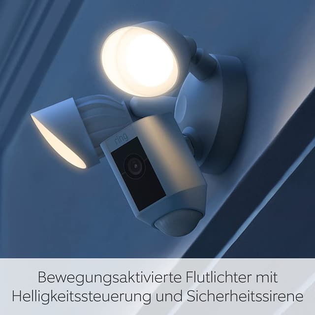 Detalle 2 de Ring Flutlichtkamera Plus 1080p Überwachungskamera