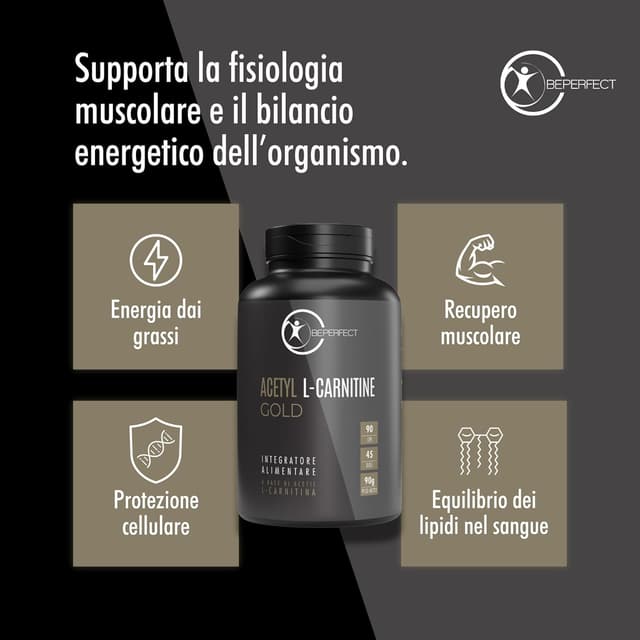 Detalle 2 de Acetil L-Carnitina Tartrato Integratore 3360 mg