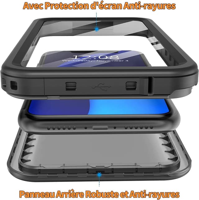 Detalle 2 de Cozycase iPhone 11 coque étanche IP68