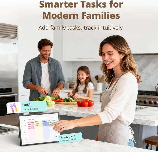 Detalle de Dragon Touch Calendar 10.1" 1080P 📅