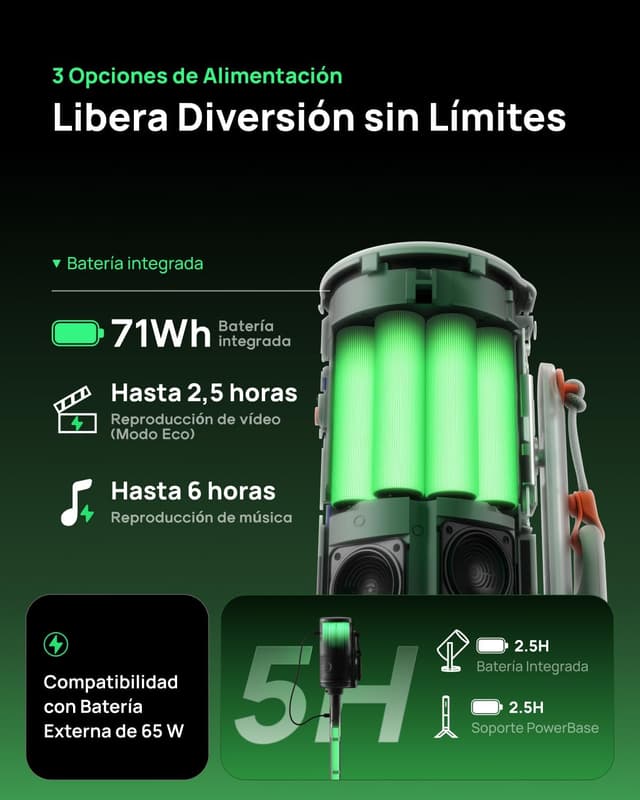 Detalle 2 de XGIMI MoGo 4 Laser Portátil 🎥 con Google TV y Batería