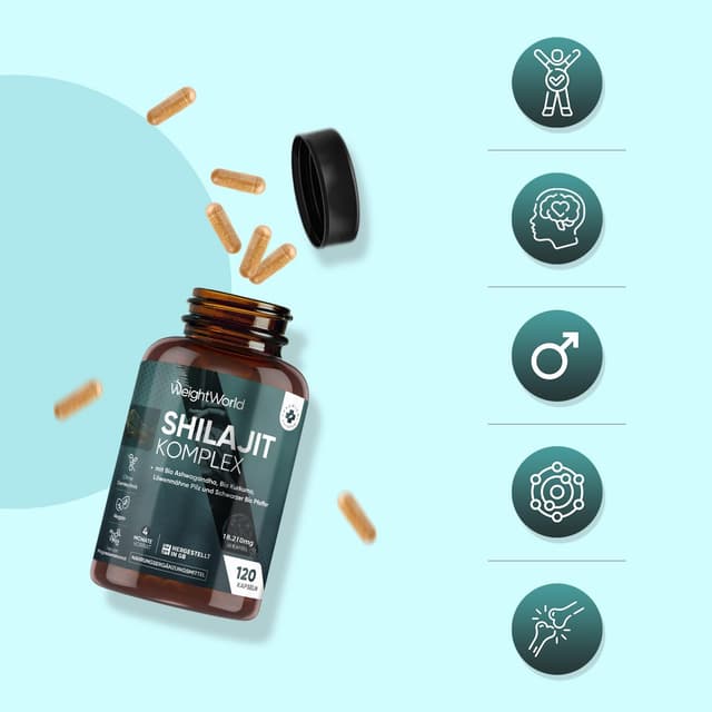 Thumbnail 6 de WeightWorld Himalaya Shilajit Komplex mit 18.210 mg