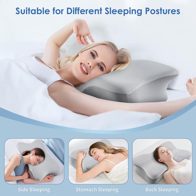 Thumbnail 5 de DONAMA Memory Foam Neck Support Pillow