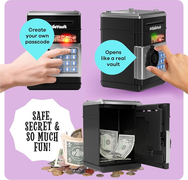 Thumbnail 4 de KiddieVault Electronic Piggy Bank ATM