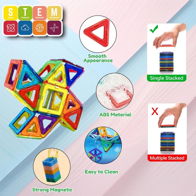 Thumbnail 4 de TrisbiFela Costruzioni magnetiche 38 pezzi 🧩