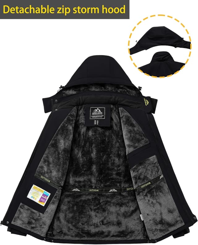 Thumbnail 3 de TACVASEN Winter Ski Jacket men’s waterproof parka