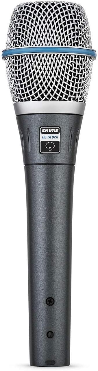 Detalle de Shure BETA 87A Studio Vocal Microphone (Supercardioid Condenser) with Built-In Pop Filter