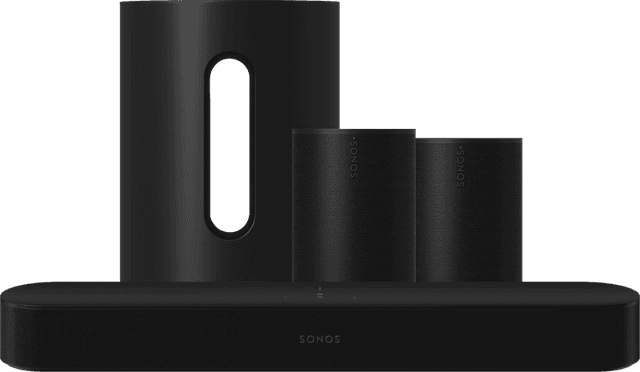 Detalle de Sonos Beam Gen 2 mit 2×Era 100 & Sub Mini