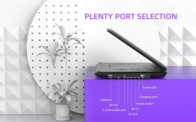 Thumbnail 6 de 17.5" Portable DVD Player 6 Hours Battery