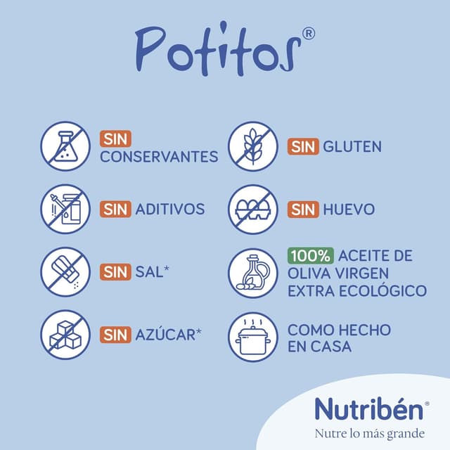 Detalle 2 de Nutribén Potitos Menestra de Cordero 6x235g