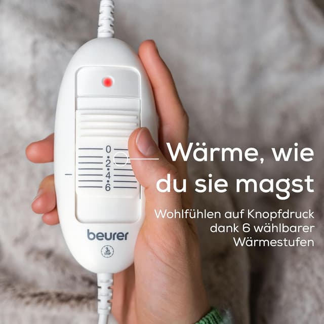 Detalle 2 de Beurer HD 75 Nordic Heizdecke 180 x 130 cm