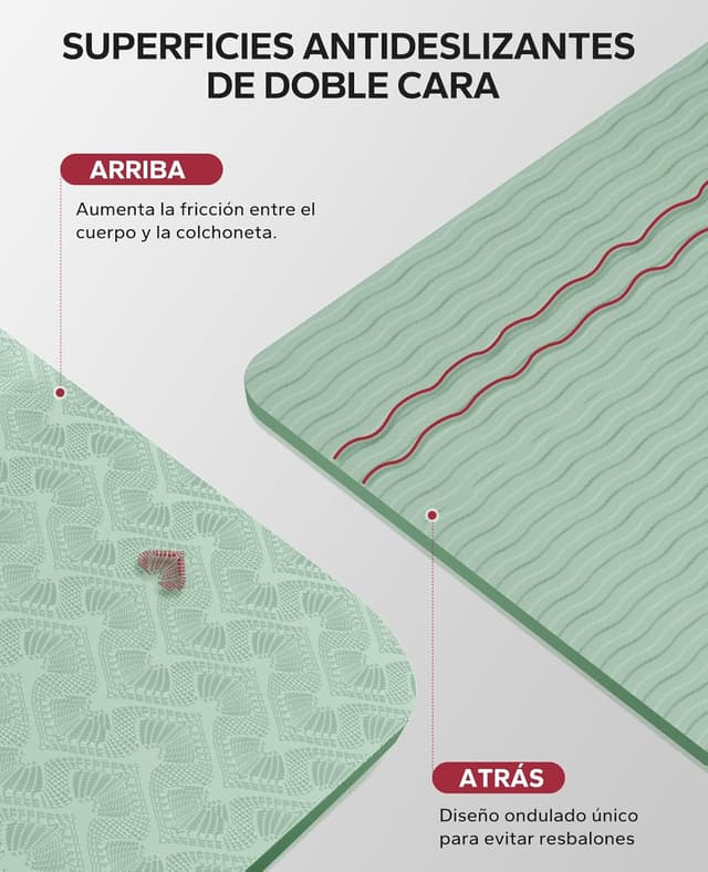 Thumbnail 2 de HAPBEAR Esterilla Yoga Grande 6 mm