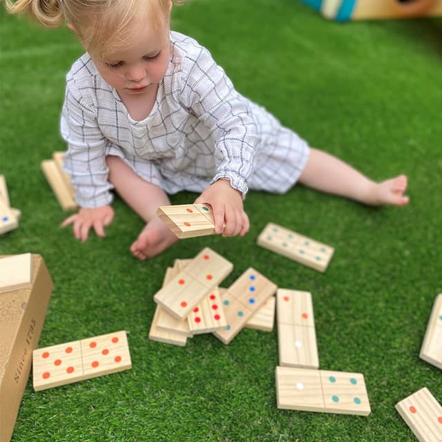 Detalle de Jaques of London giant dominoes double 6