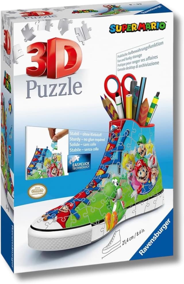 Thumbnail 7 de Ravensburger Puzzle 3D Super Mario Sneakers para Niños 🖍