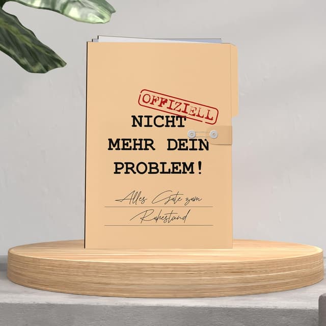 Detalle 2 de Holzkarte Ruhestand 3D