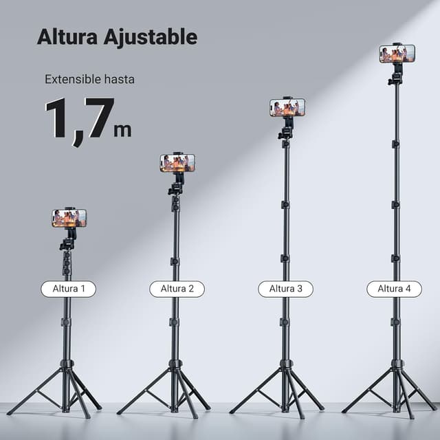 Thumbnail 1 de UGREEN Selfie Stick Trípode 3 en 1 Extensible 170 cm