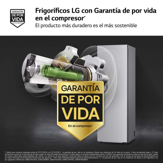 Detalle 1 de LG GLM71MBCSF frigorífico 1 puerta 413 l